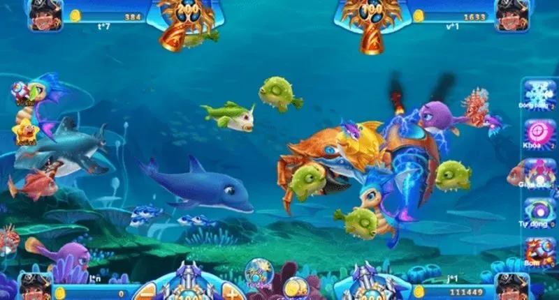 Hiệu ứng hỗ trợ giúp săn cá nhận thưởng lớn hấp dẫn