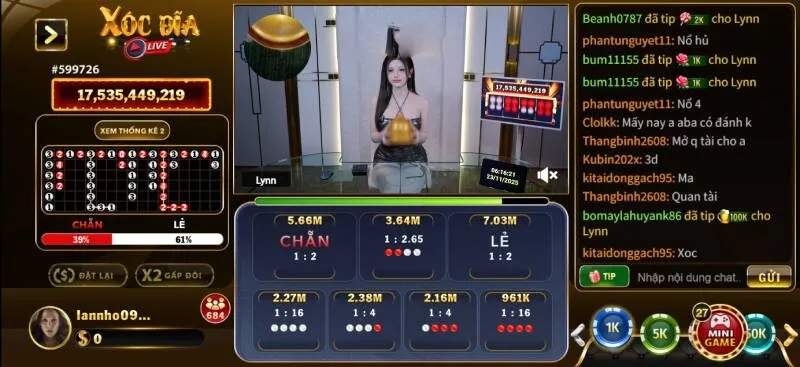 Người chơi cần nắm chắc các cửa cược